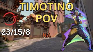 Best Pro Waylay? | 100T Timotino Waylay POV – Split | Valorant Radiant Ranked