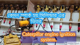 Caterpillar ignition system | How to firing in cylinder | Caterpillar engine EISM test and ignition