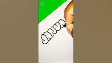 #shorts/HOW TO DRAW "January" IN BUBBLE LETTERS