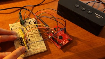 4 key electronic piano with Tiva launchpad tm4c123g