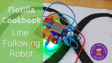 Flotilla Cookbook Project - Line Following Robot
