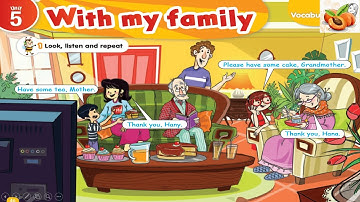 Connect Primary 1 Unit 5 ❤️with my family❤️ نصوص الأستماع وتحضير الصف الأول الأبتدائي  2021