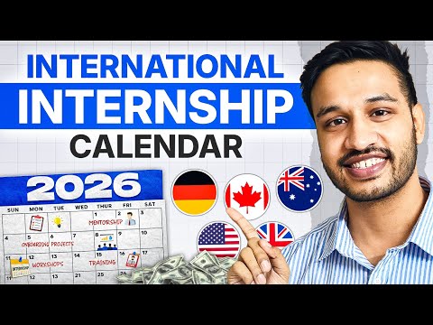 This Internship Calendar Decides Your 2026 Placement | Don't Miss These Fully Funded Internships