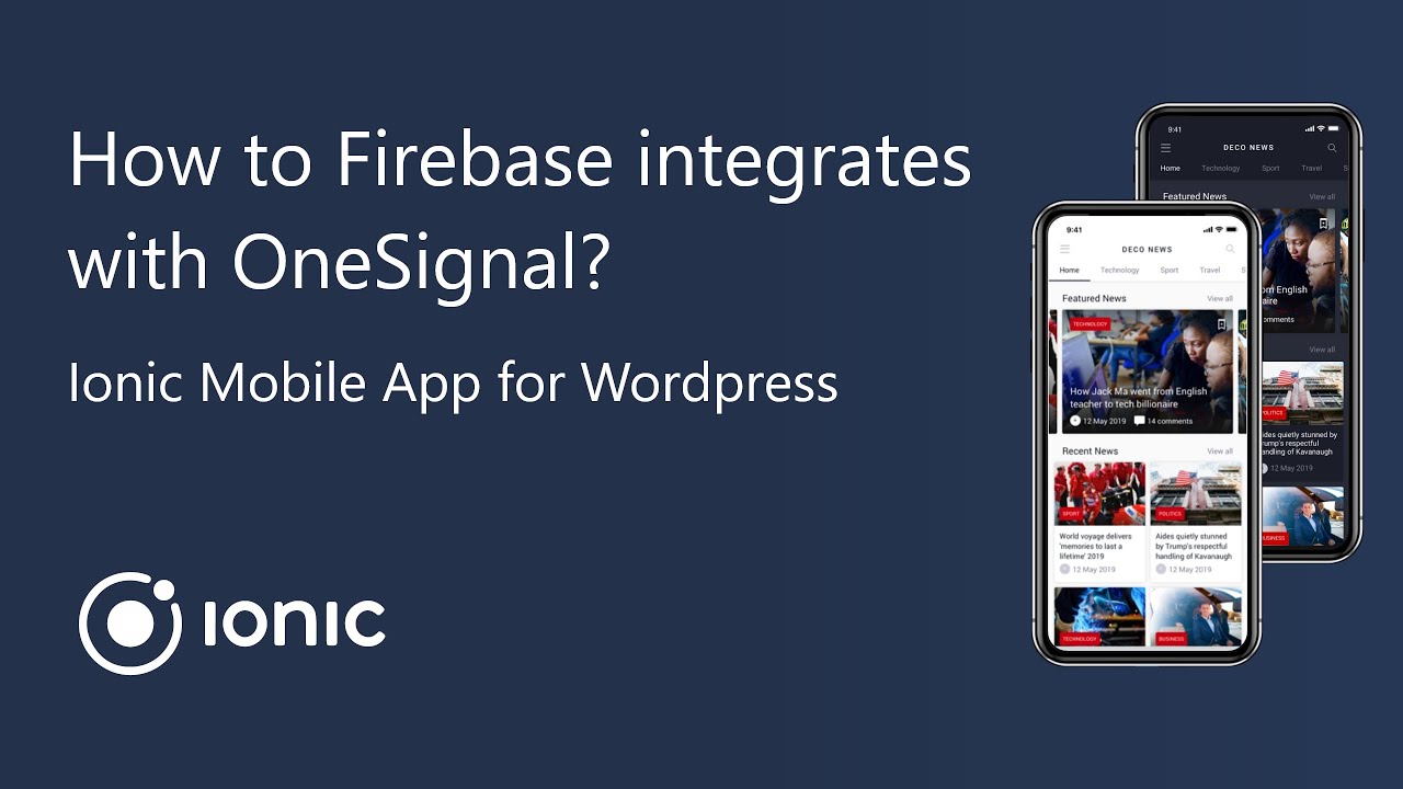 Step 2: Ionic Mobile App for Wordpress - How to Firebase integrates ...