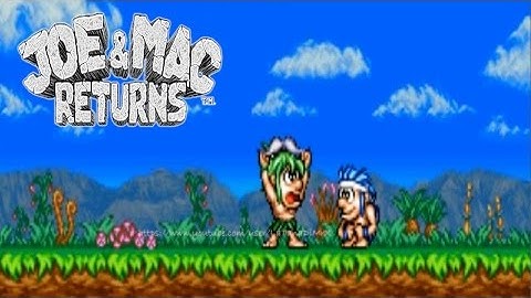 Joe & Mac Returns Arcade 1994 [HD]