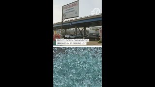 About 2 dozen car windows smashed in SF parking lot