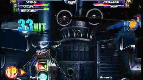 MvC2 Online (360): Dmdifiore (Cyke/Cab/Doom) vs Brett (MSP) 5 .:1.27.10:.