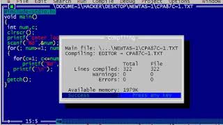C program to generate triangle pattern 11