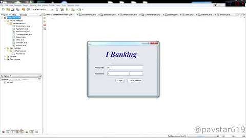 Bank Management System - Netbeans JAVA Project