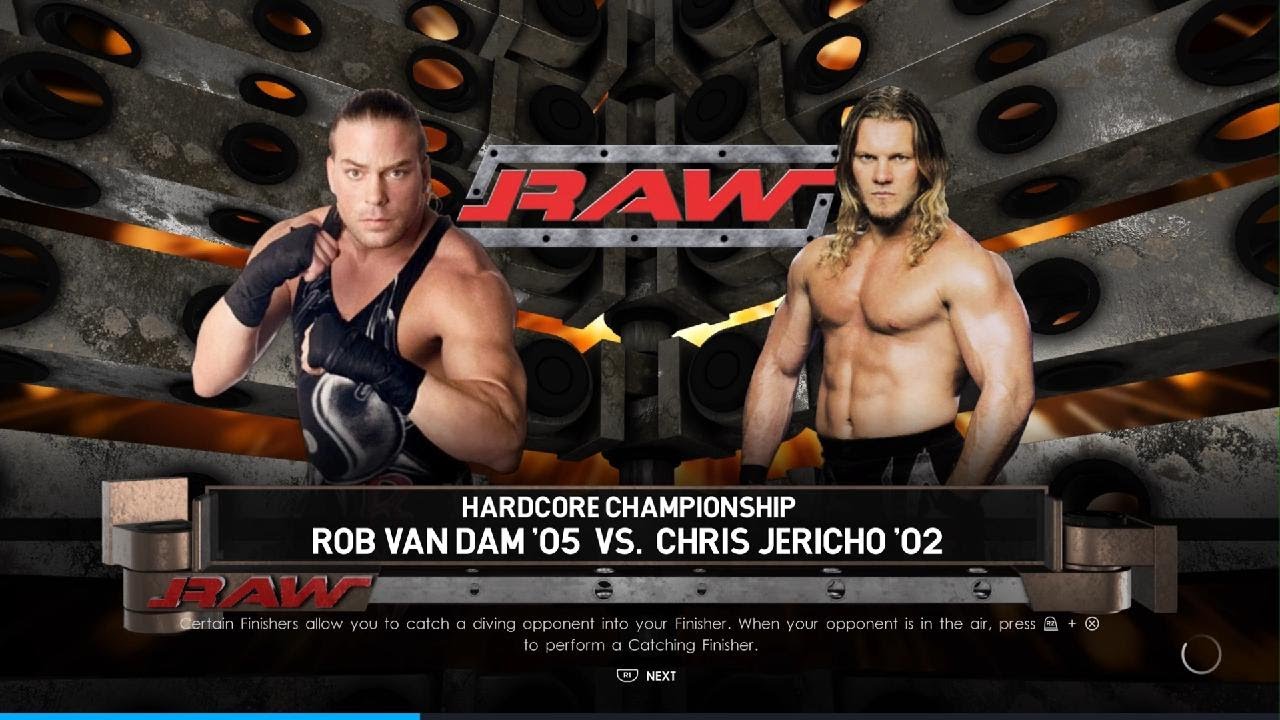 RVD Rom Van Dam vs. Y2J Chris JerichoWWE 2K22 - YouTube