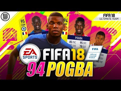 TOTM 94 POGBA! 95 MBAPPE! 94 KANTE! 193 DRAFT! - FIFA 18 Ultimate Team