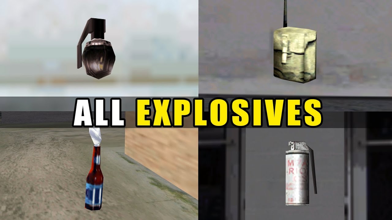 How To Get All EXPLOSIVES in GTA San Andreas (Locations)