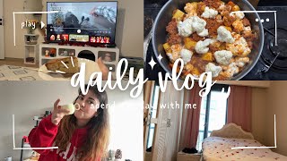 Vlog Tüm Gün Evdeyim Ev Düzenleme Kek Ve Akşam Yemeği