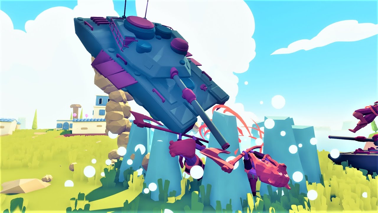 TANKS VS EVERY UNIT PART 1 - ANCIENT SANDBOX MAP | TOTALLY ACCURATE BATTLE SIMULATOR TABS GAMEPLAY