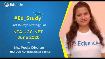 UGC NET Preparation Strategy - Last 15 Days Study Plan for June/Sept 2020 Exam