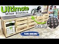 This Is a Huge Shop Upgrade || The Ultimate Miter Saw Station
