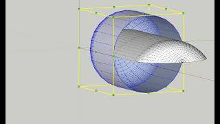 Dome shape with native tools in SketchUp