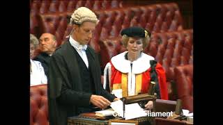 Introduction of Baroness Thatcher to the House of Lords 1992