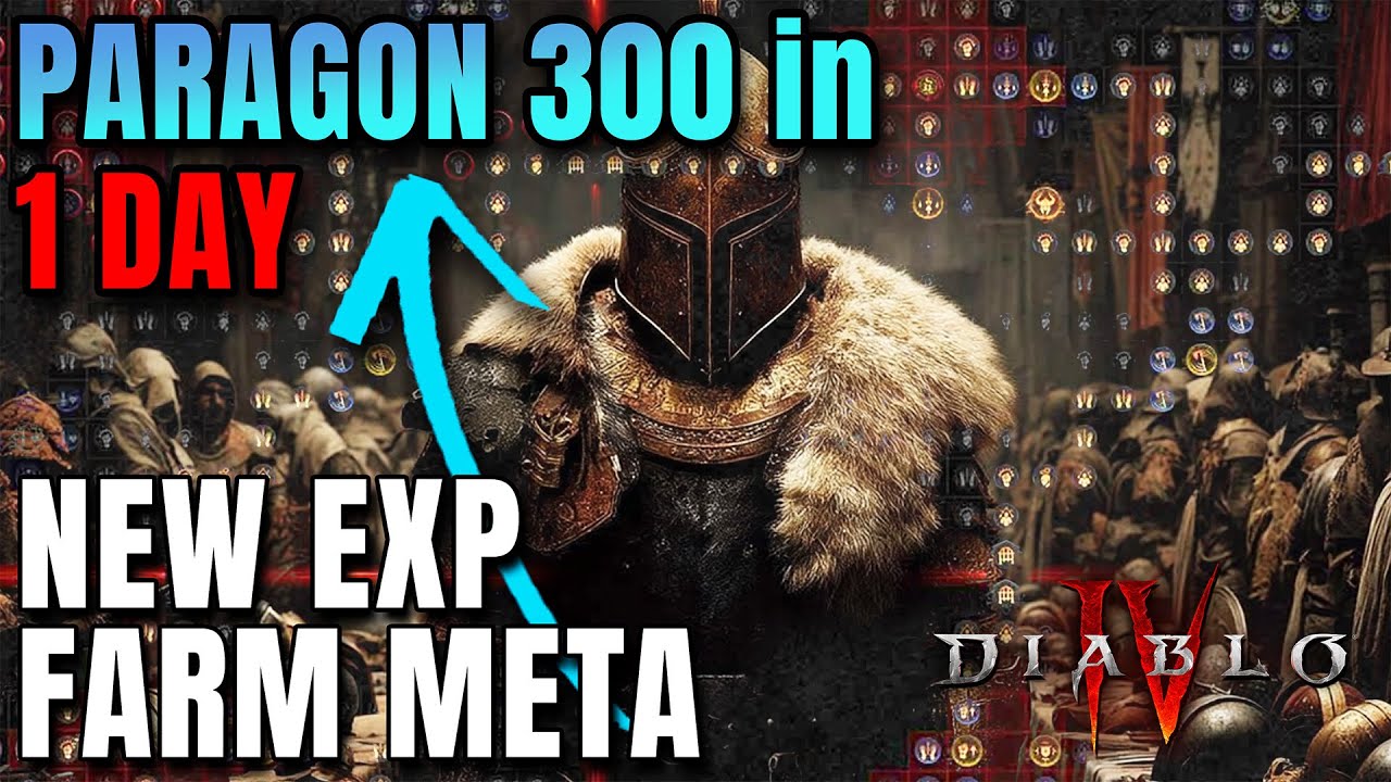 Paragon 300 in just 1 DAY? NEW EXP FARM META IN SEASON 11?! Diablo 4 ...