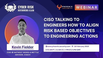 Resilience in Cybersecurity – DEVSECOPS from CISO Perspective with Kevin Fielder
