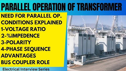 Parallel Operation Of Transformers in Hindi | Conditions of Parallel Operation of Transformers|