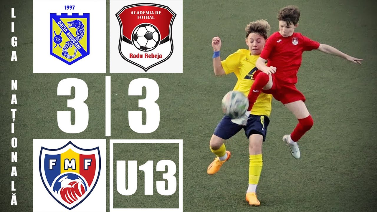 FC Dacia Buiucani - AF Radu Rebeja - U13 - 3:3