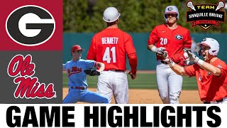 #24 Georgia vs Ole Miss Highlights | NCAA Baseball Highlights | 2024 College Baseball