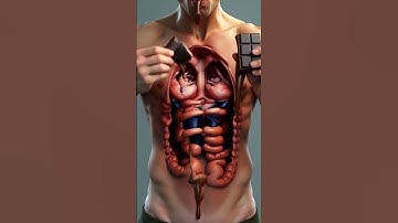 What Happens Inside Your Body After Eating Chocolate? 🍫 | Realistic Digestive Animation