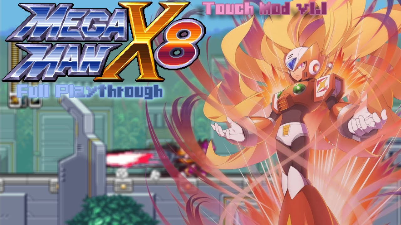 Mega Man X8 16-Bit Touch Mod (v1.1) - Full Playthrough