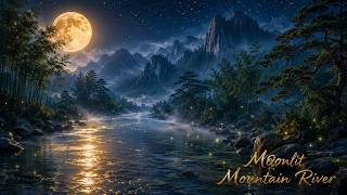 Moonlit Mountain River 🌊 | Chinese Sleep Music for Deep Sleep