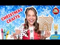 Christmas Crafts for Kids with Silly Miss Lily - Make a Gingerbread Village, Paper Snowflakes & More