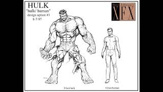 Concept Art For Marvels Canceled Hulk Movie