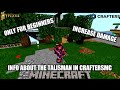 INFO ABOUT ALL TALISMAN IN CRAFTERSMC|| #craftersmc #satnetwork #stnetwork #wenpixel