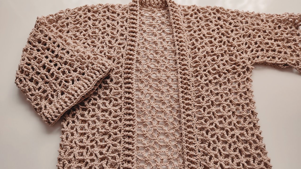 Çok Şık Mevsimlik Örgü Hırka Yapımı 🍁#model #crochet #tigisi #örgü #diy #fashion #handmade #knittin