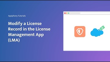 Modify a License Record in the License Management App (LMA)