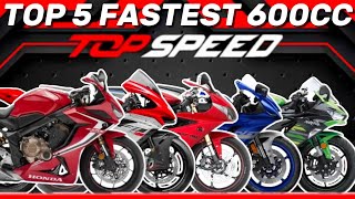 Top 5 Fastest 600CC Superbikes Top Speed Battle🔥