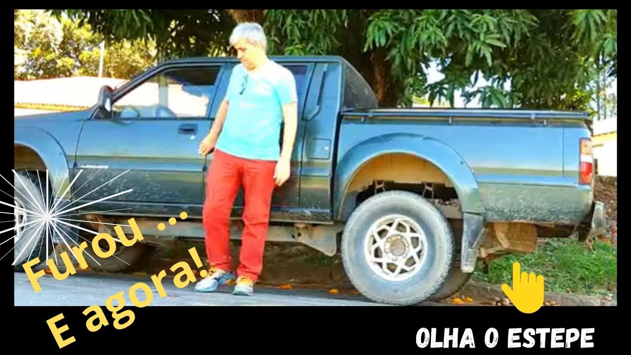 Como tirar o pneu estepe da Mitisubishi L200 sem se sujar! Será que dá?
