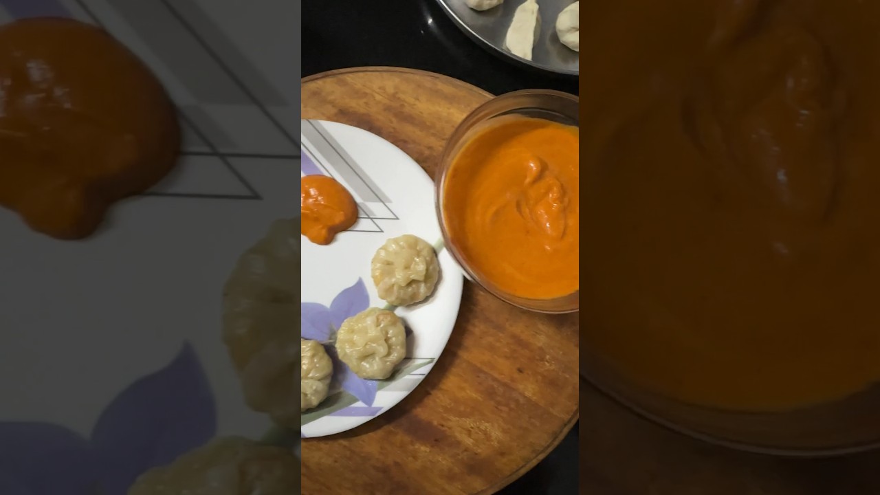 Momos Chutny and vegan mayonnaise shortsfeed recipe kannada vegan 