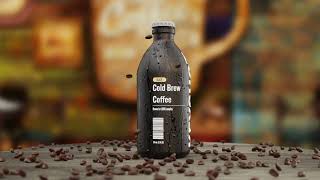 Coffee beans 3d animation