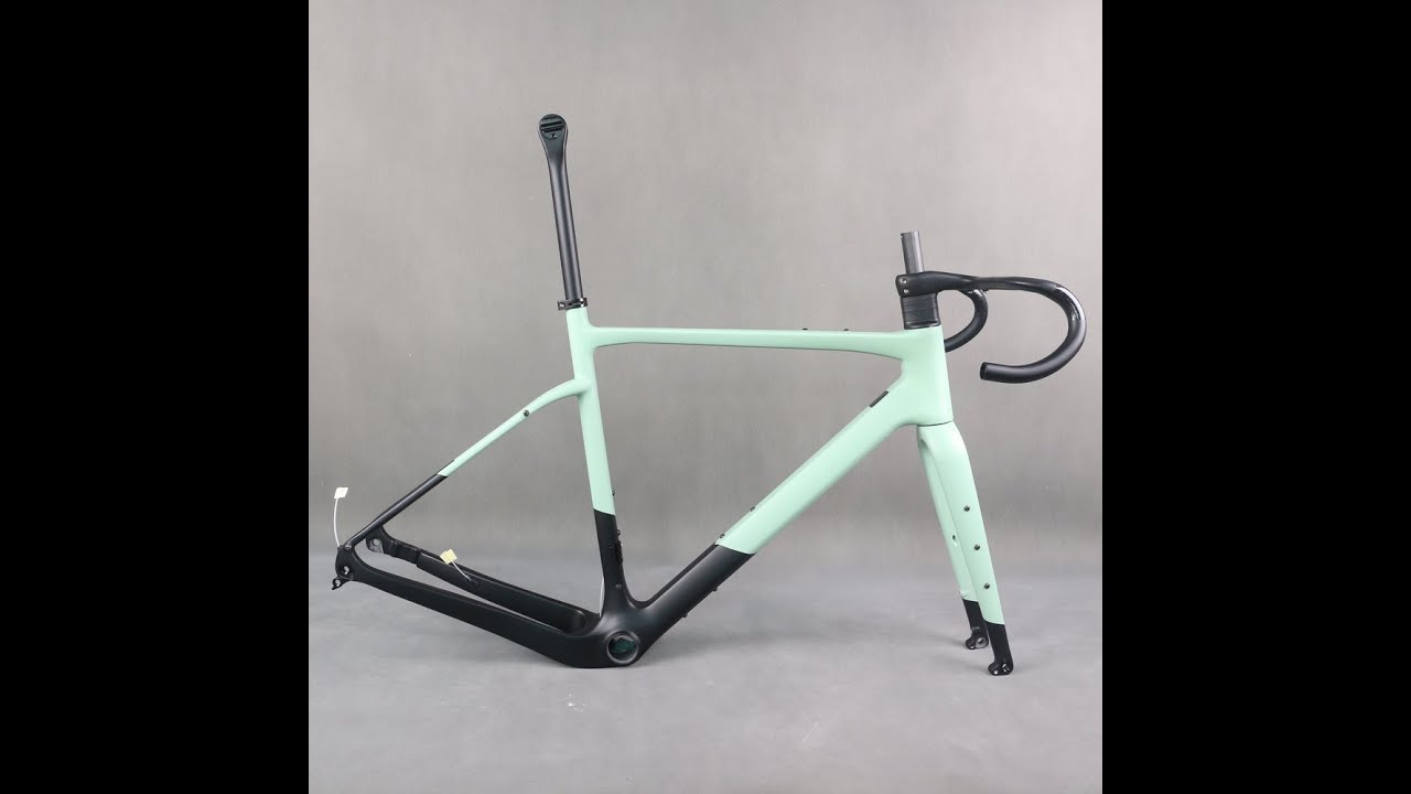 Custom Paint Full hidden Cable Disc Gravel Bike Frame GR044 