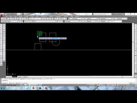 คำสั่งเบื้องต้น AutoCAD