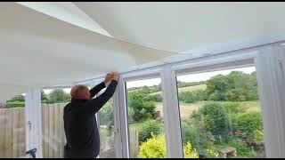 Roof Sail Blinds installation Resimi