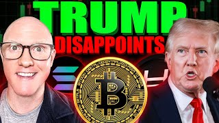 Trump Disappoints @ Crypto Summit! Bitcoin Uncertainty Explained Here - MUST WATCH!