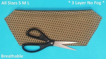 New 🔥 No Fog Mask | DIY 3 Layer Face Mask Sewing Tutorial- 3D Breathable Mask | Make Face Mask Cloth