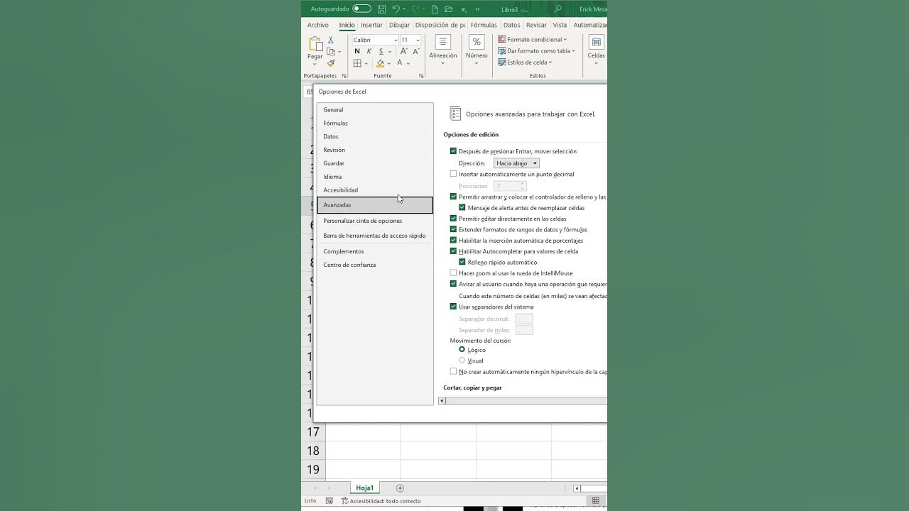 C mo mover la selecci n despues de dar enter en excel excel exceltips