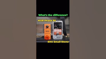 MXR Phase 90 VS Electro Harmonix Small Stone