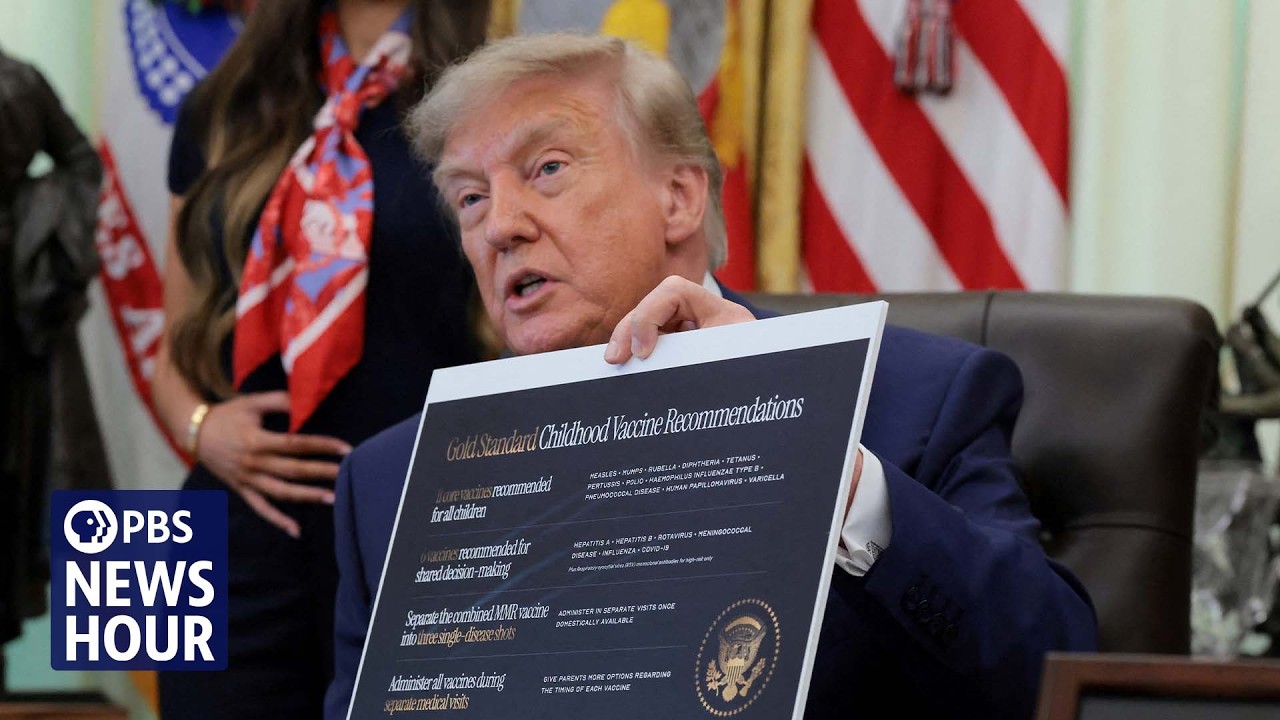 News Wrap: Trump signs order calling for MMR vaccine split into 3 shots