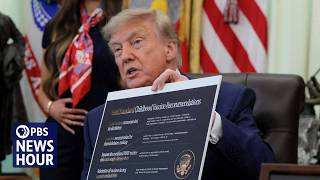 News Wrap: Trump signs order calling for MMR vaccine split into 3 shots