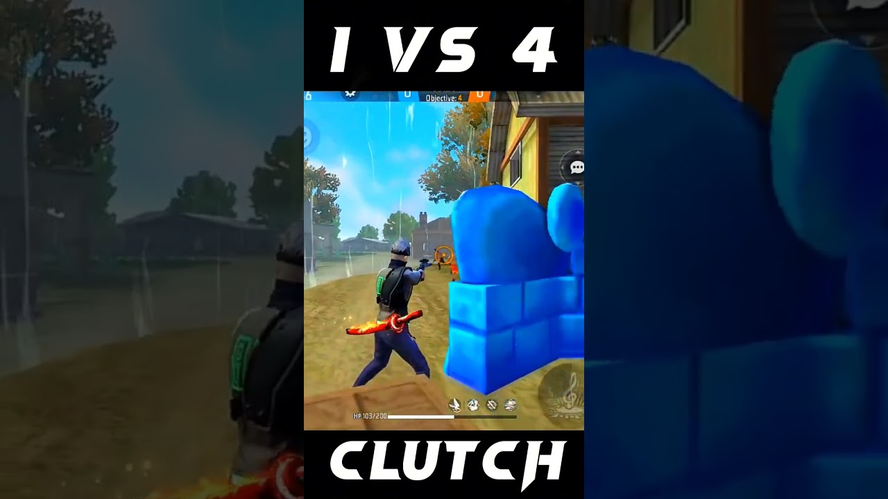 1VS4 CAN I CLUTCH SQUAD WIPE🥵 WAIT FOR END🥶