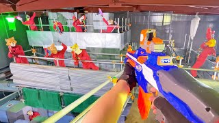 Nerf War | Amusement Park Battle 44 (Nerf First Person Shooter)